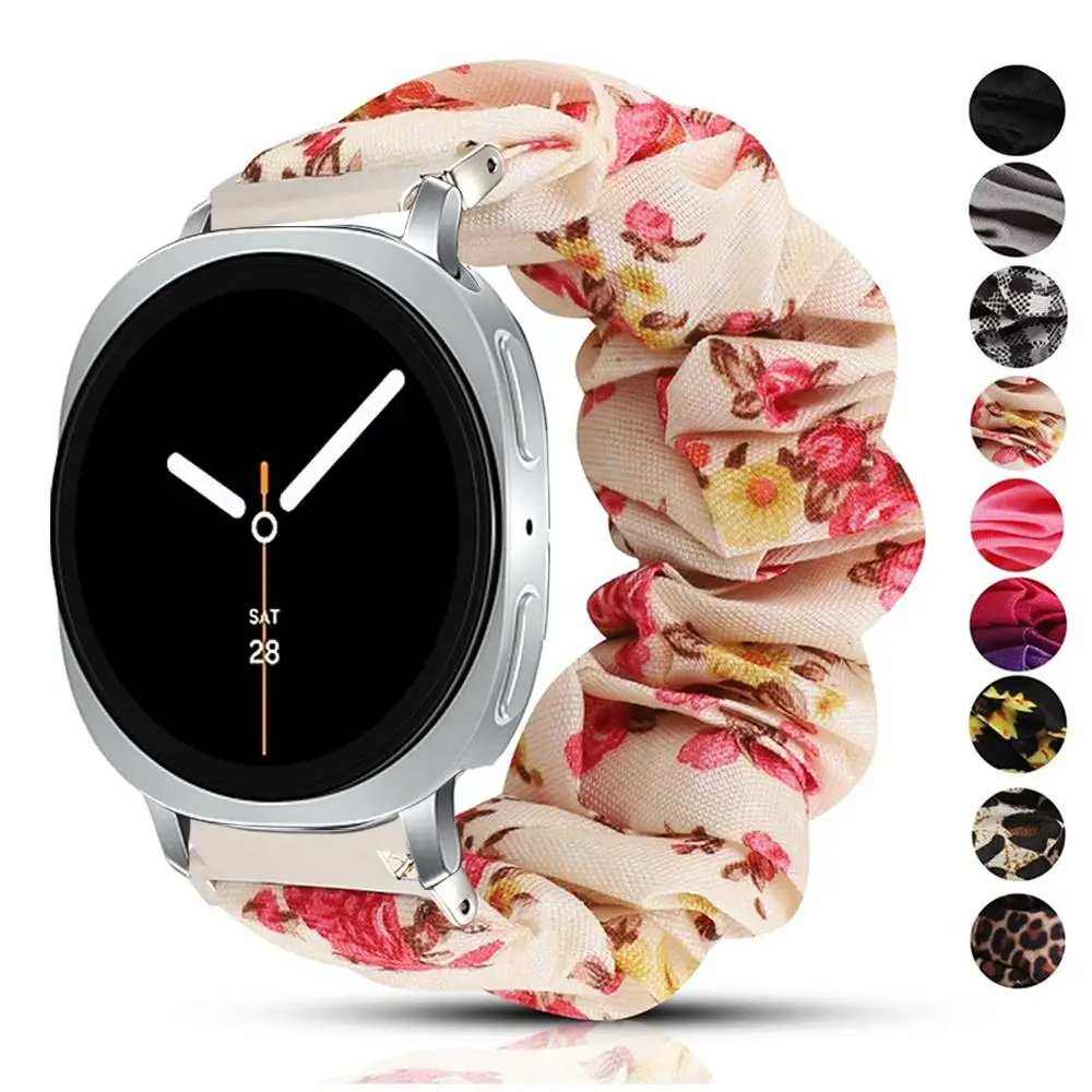 Scrunchie SOLO LOOP for Samsung Galaxy 8 strap 40/44mm watches for woman elastic bracelet correa Galaxy watch 8 classic band 46