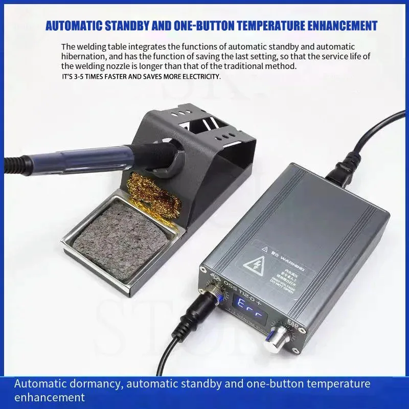 

OSS T12D+ Soldering Iron Auto Sleep Auto Standby Fast Temperature Return For Cell Phone Soldering Tools