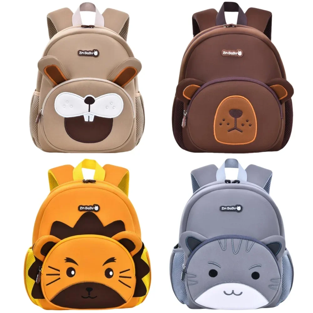 Kawaii Animal Prevent Loss Kids Backpack Waterproof Toddler Backpack Nursery Child Bag Breathable handiness mochilas para niños