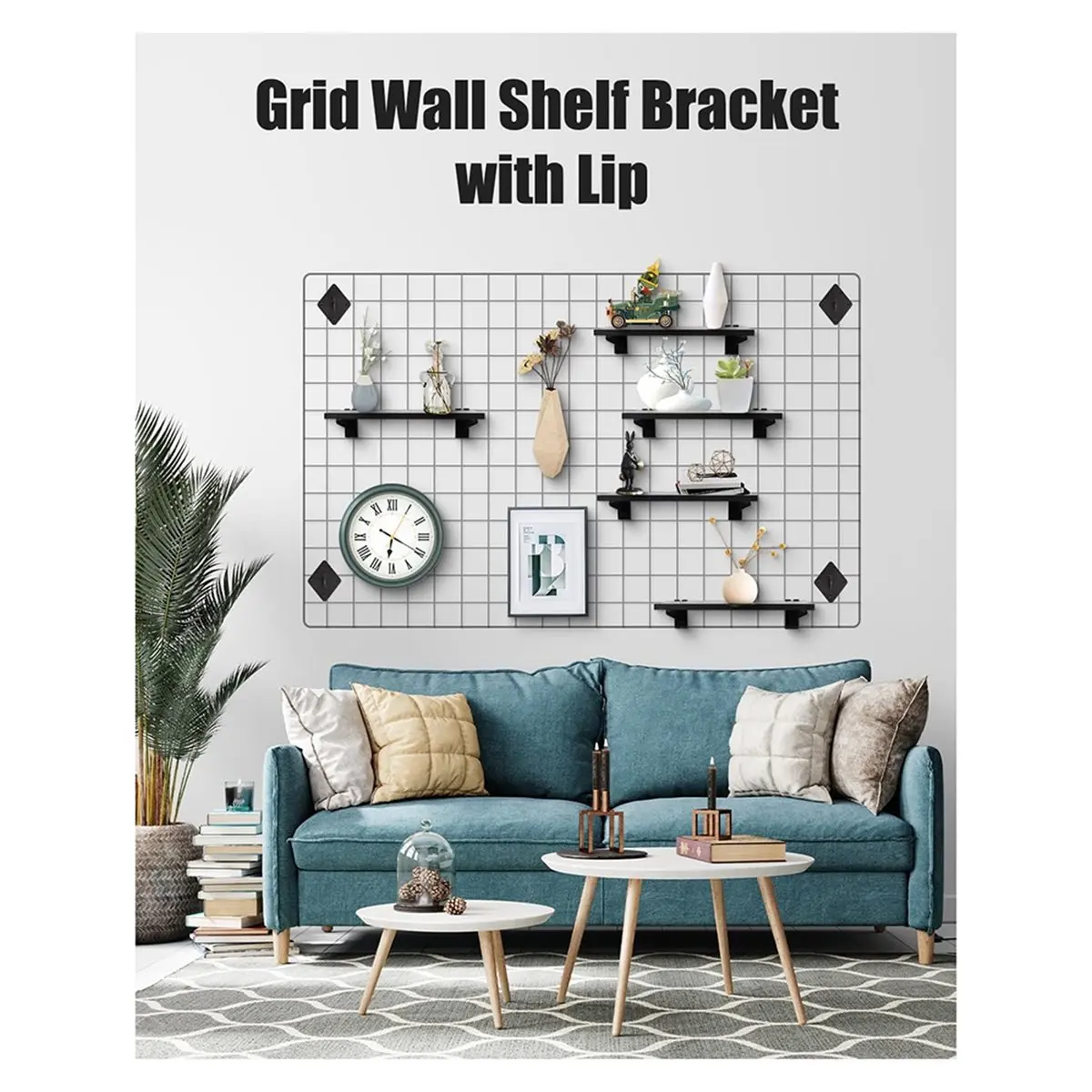 nouveau-support-d'etagere-pour-grille-murale-2026-avec-rebord-crochets-de-support-d'etagere-robustes-en-metal-de-12-pouces-pour-grille-murale-accessoires-de-grille-murale