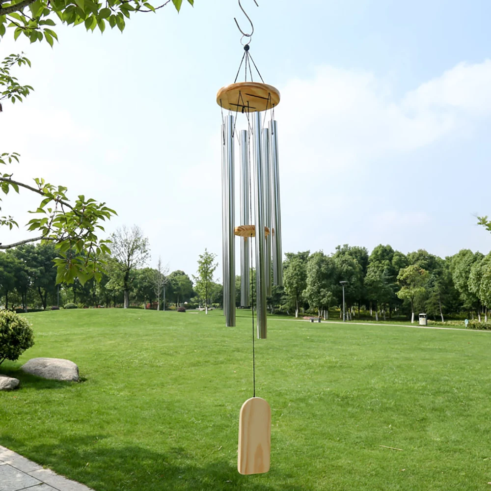 Retro Wind Chimes Metal Wind Bell Hanging Pendants Garden Decorations Outdoor Hanging Ornament for Garden Patio Yard Courtyard