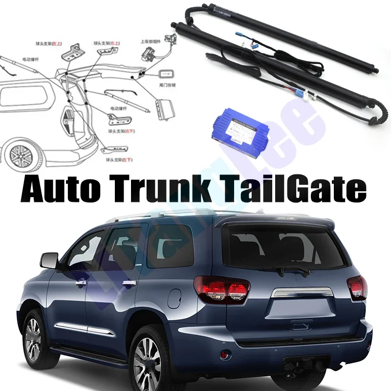 For TOYOTA Majesty  Granvia Quantum H300 2019+ Car Trunk Lift  Electric Hatch Tailgate Tail Gate Strut Auto Rear Door Actuator