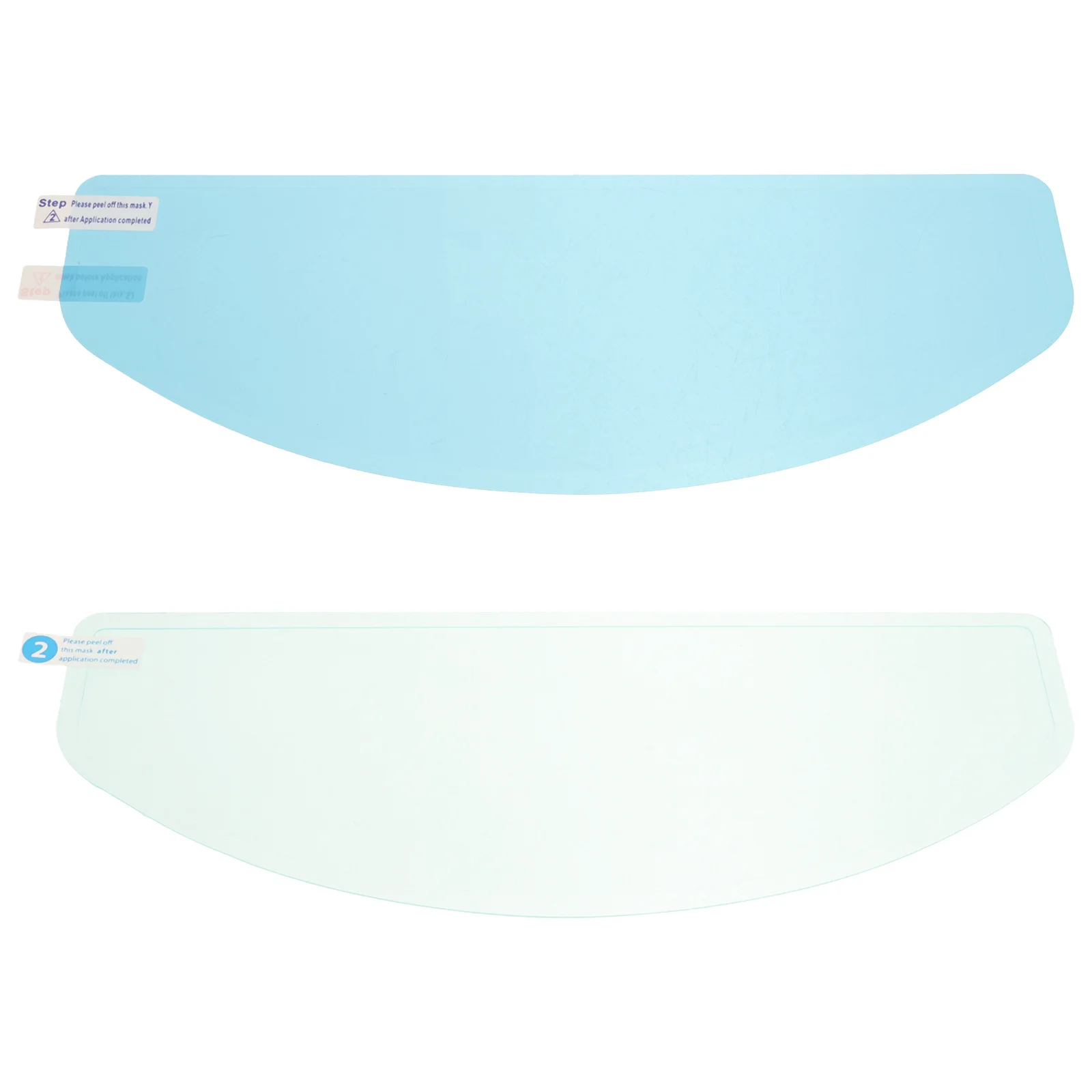 

2Pcs Motorcycle Rain Shield Film Lens Protector Against Fog and Rain Secure Fit for All Weather Riding Shield