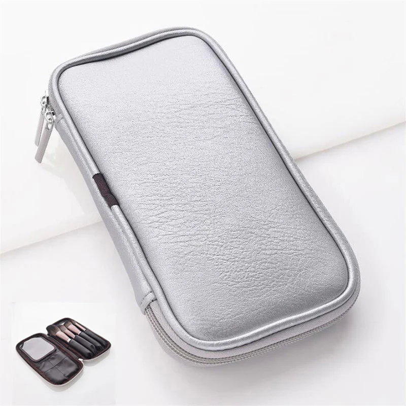 Women Foldable Makeup Brush Bag Organizer Female Travel Cosmetic Toiletry Case for Beauty Tools Wash Accessories Pouch