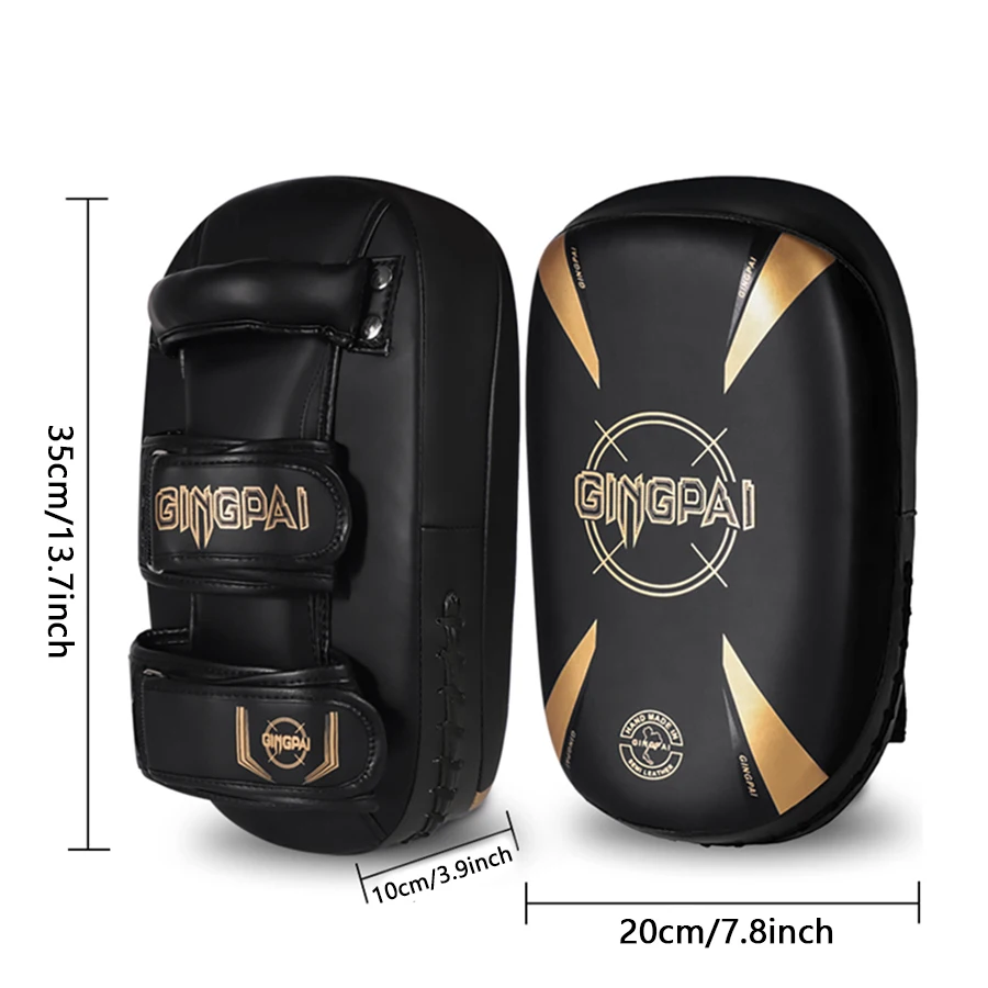 Muay Thai Professional MMA Foot Target Heavy Fist Fighting Boxing Pads Kick Target Arc Hand Target Taekwondo Training Equipment - view 3