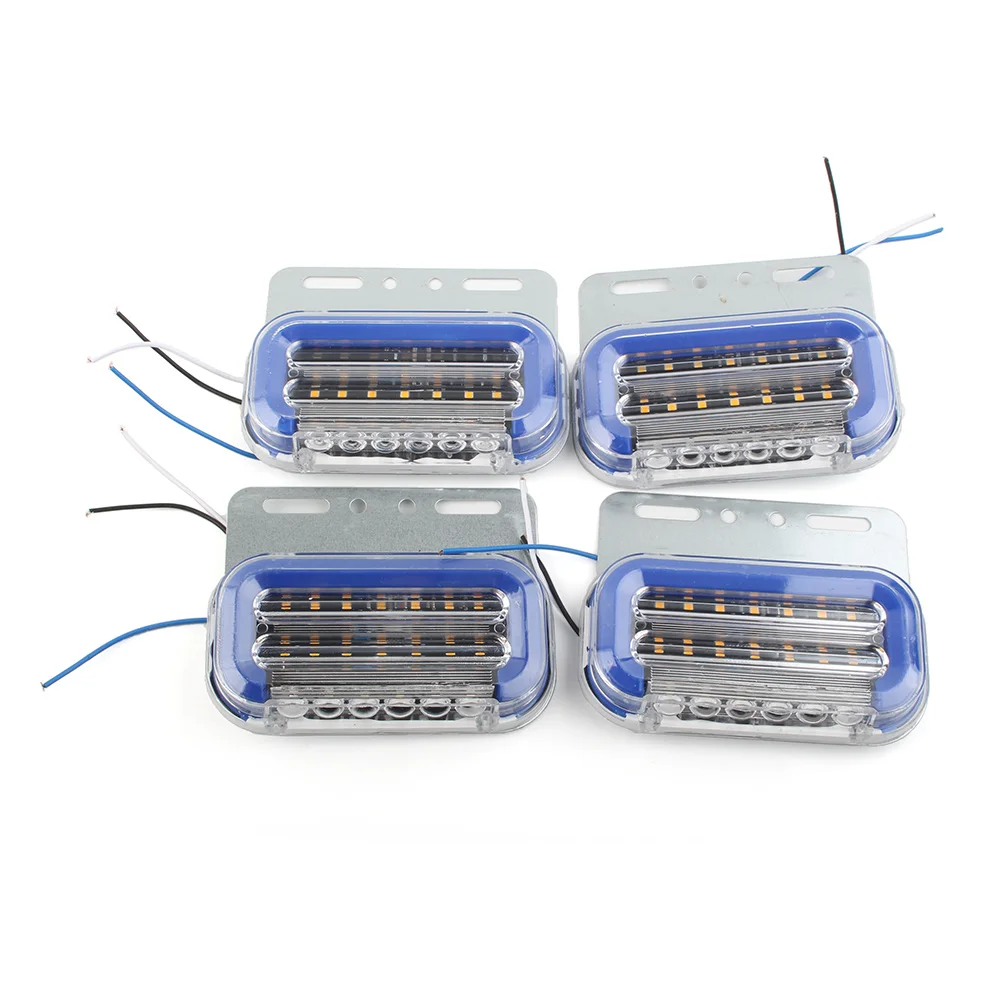 24V Dynamic LED Side Marker Light Car External Light Signal Indicator Lamp For Truck Trailer Lorry Caravan Pickup Van etc. image 6