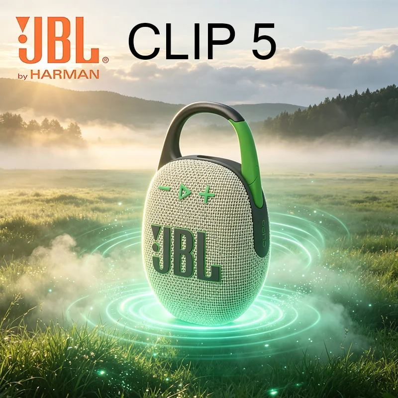JBL CLIP5 Mini Party Bass Speaker For Beach Shower Bike And Home