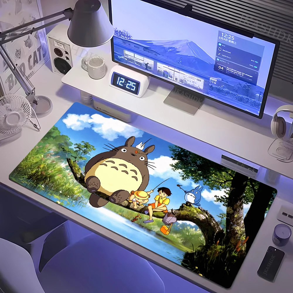 Grand tapis de souris chat mignon, grand tapis Dragon Gamer, clavier média, bureau, polymères de souris, 800x300mm, tapis, jantes, ordinateur portable de jeu