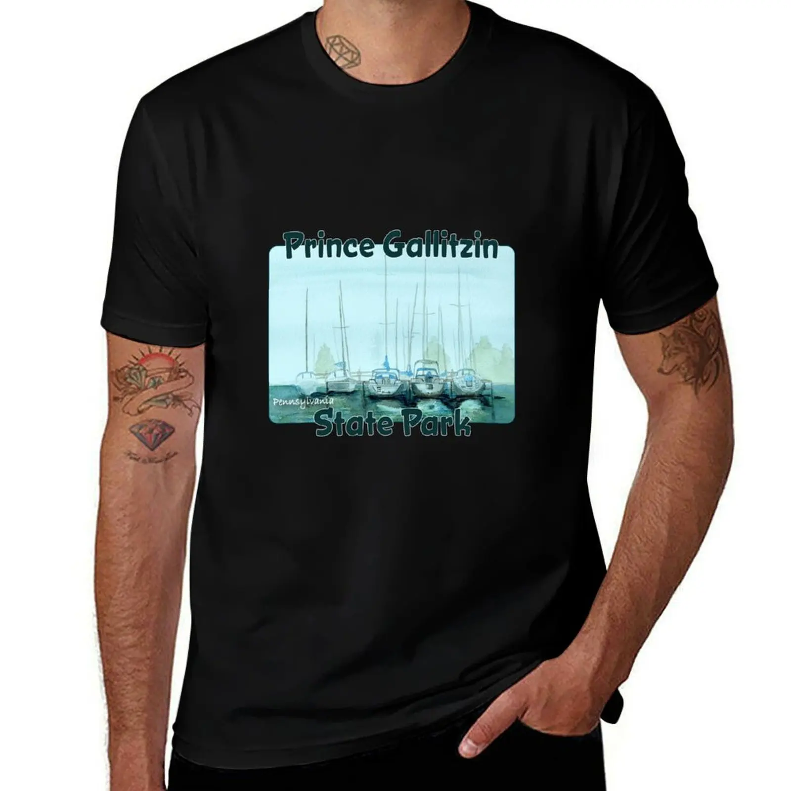 

Prince Gallitzin State Park, Pennsylvania T-Shirt funny shirt cotton Man t-shirt graphic t shirt vintage summer top mens t shirt