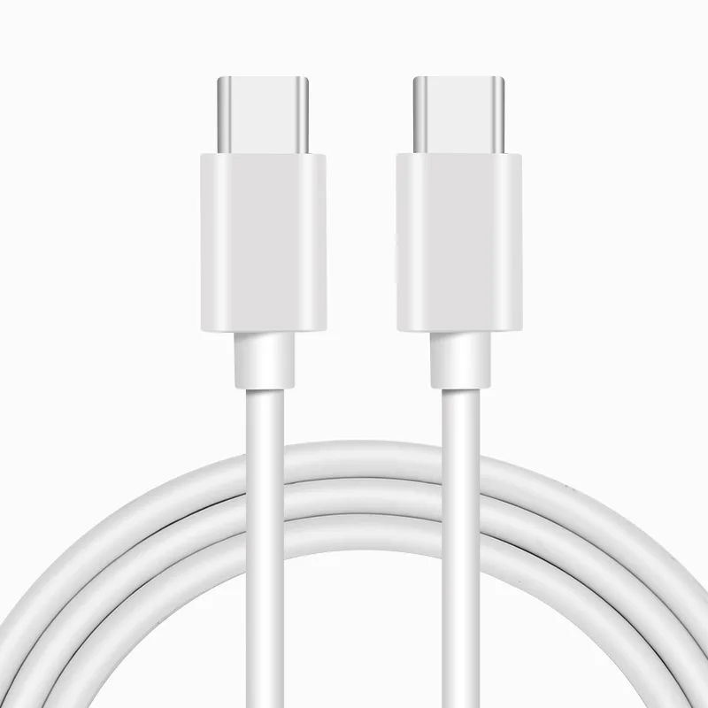Cable de carga rápida de 11, 39 y 78 pulgadas, 1M, 2 M, USB C, tipo C, PD, 60W, para Samsung S20, MacBook Pro, iPad, Snyc, Huawei, Cable de datos
