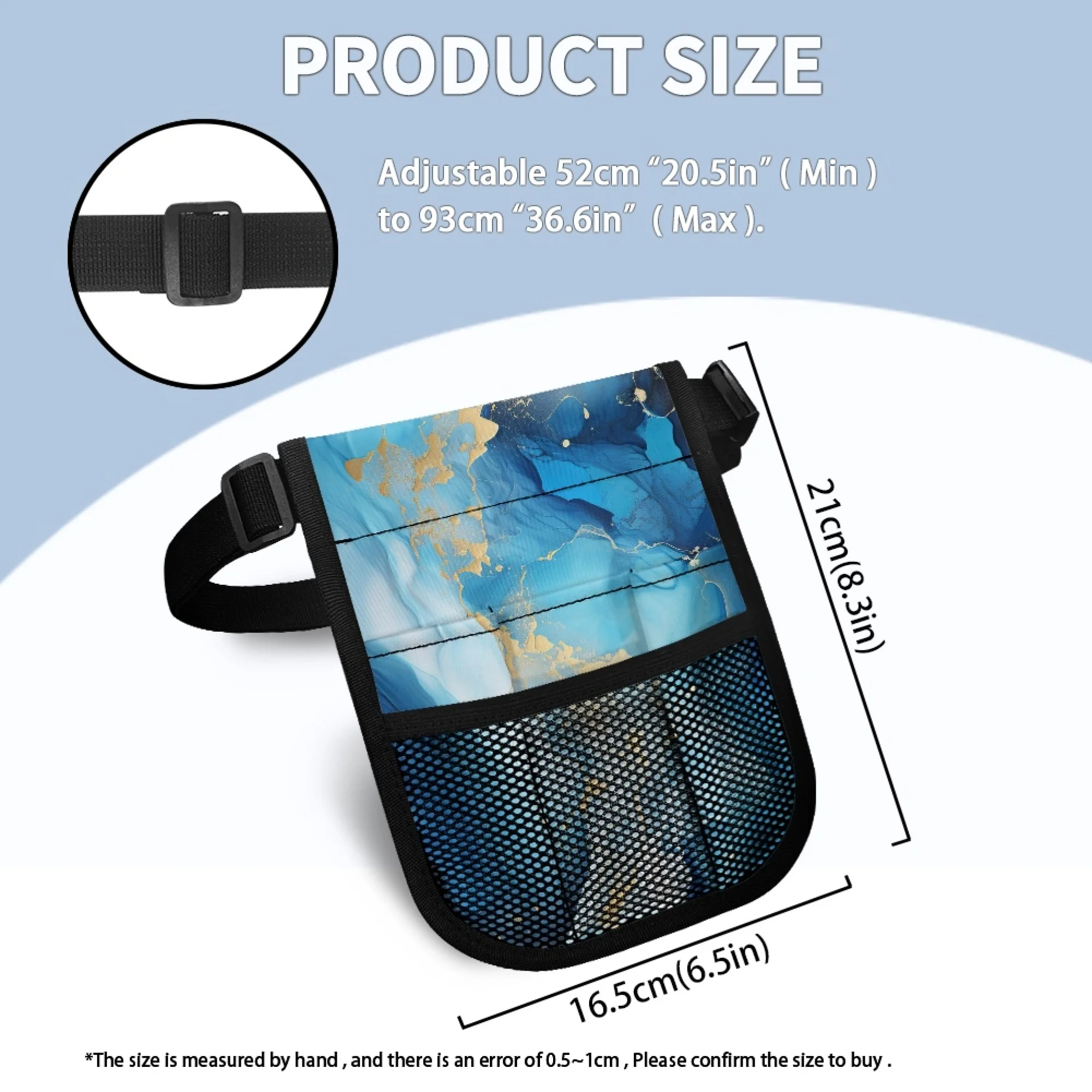 Рисунок 6 - Поясная сумка медсестры с мраморным принтом