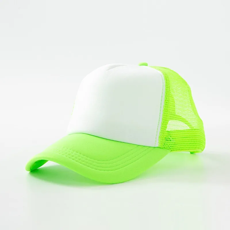 Herren Trucker Caps Schaumstoff Polyester Sport-Baseballmützen Belüftete Hüte für Erwachsene Männer Frauen Gorros – Detail 17