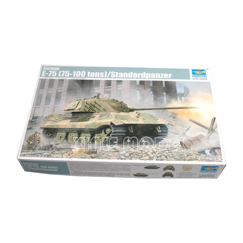 

Комплект масштабной модели танка Trumpeter 01538, немецкий тяжелый танк E75 времен Второй мировой войны, 1/35