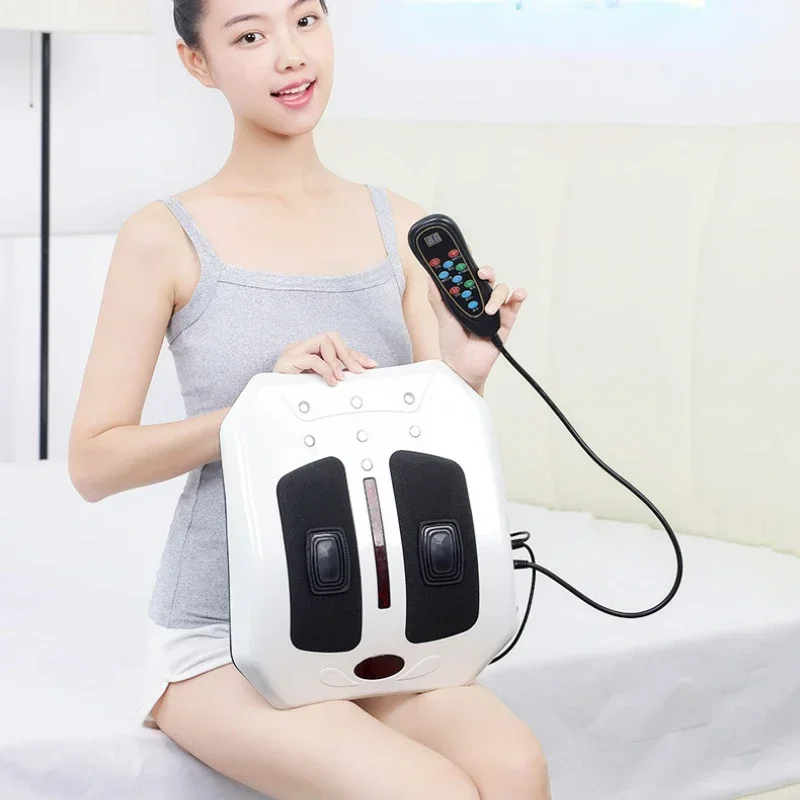 

Spinal Air Bag Heated Back Stretcher -Waist Massager with Moxibustion Pulse, Lumbar Chiropractic Relief and Therapeutic Heat Pad