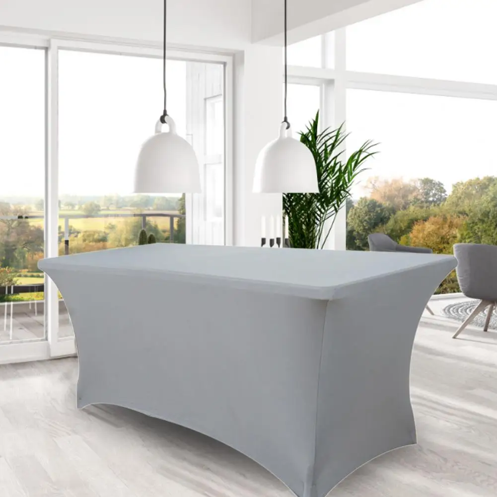 Table Cover  Unique Thin Wear-resistant  Rectangular Washable Stretchy Table Cover Home Supplies