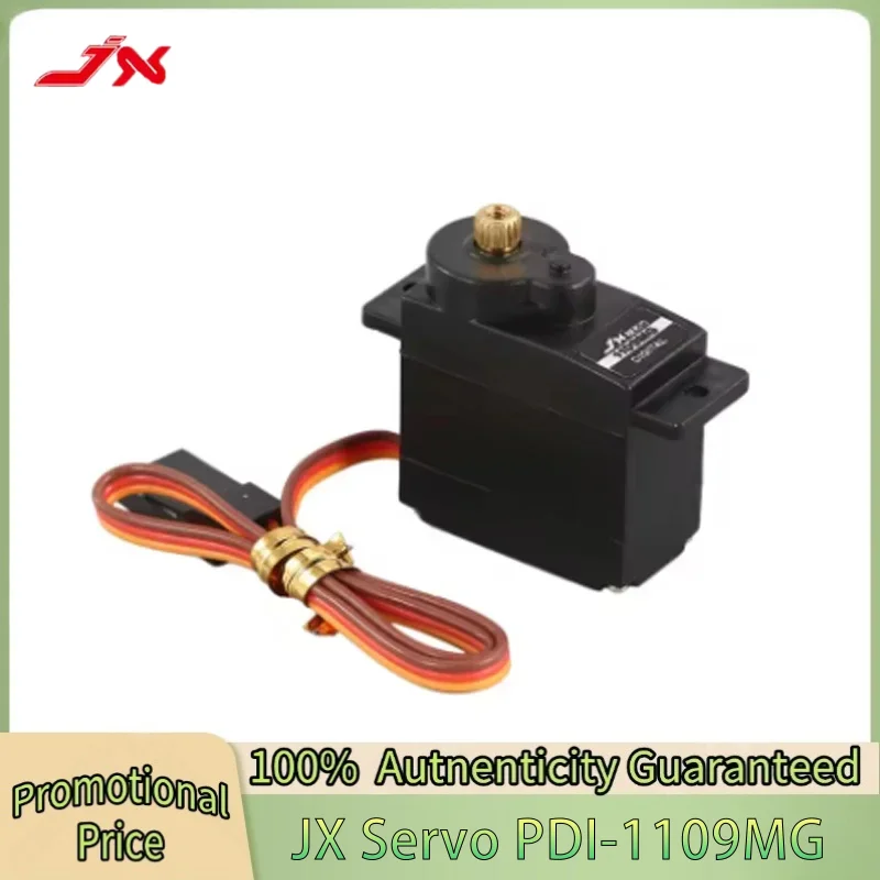 

JX Servo PDI-1109MG 9g 2.5kg Metal Gear Digital Mini Servo for Fixed-wing 1/18 RC Car Boat Robot Arm Helicopter