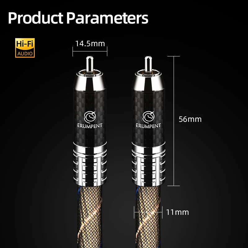 하이파이 RCA 디지털 동축 오디오 케이블 하이엔드 OCC 스털링 실버 도금 75Ω SPDIF 동축 RCA 케이블 서브우퍼 CD TV용