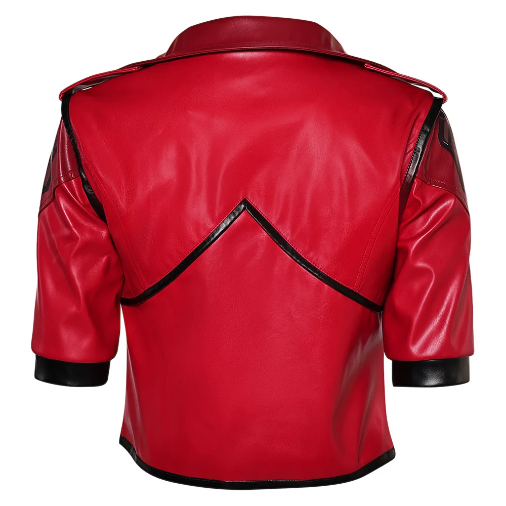 Fantasia Vi Cosplay LoL Arcane Costume Adult Women Disguise Red Jacket Coat Shirt Eyemask Outfits Halloween Carnival Party Suit