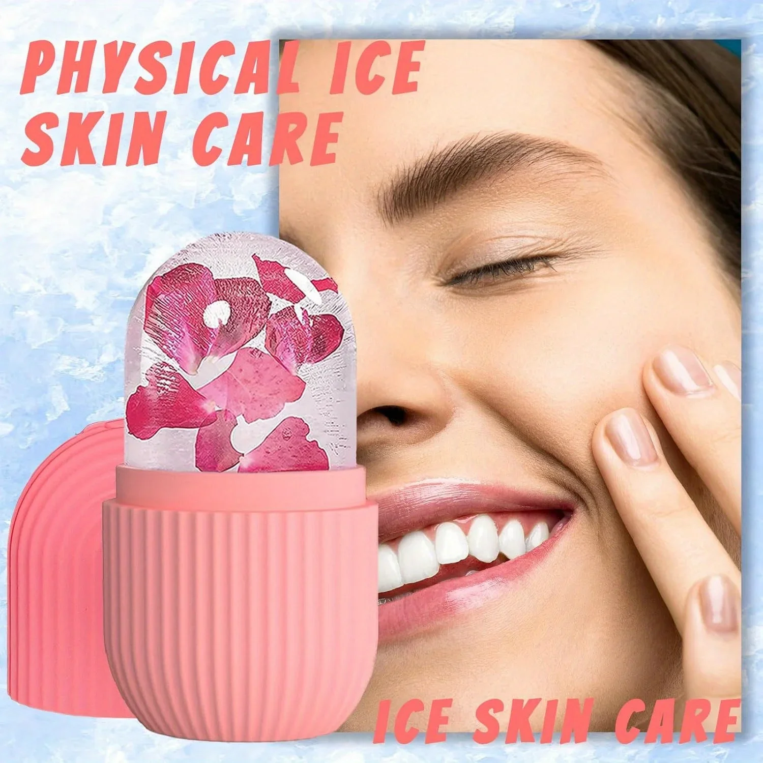 Silicone Ice Cube Trays Beauty Lifting Ice Ball Face Massager Contouring Eye Roller Facial Treatment Reduce Acne Skin Care Tool