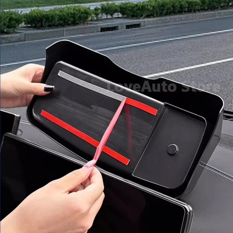 For BYD Seal ATTO 4 2022 2023 2024 Car Central Control Screen Storage Box Tissue Box Navigation Screen Rear Storage Box