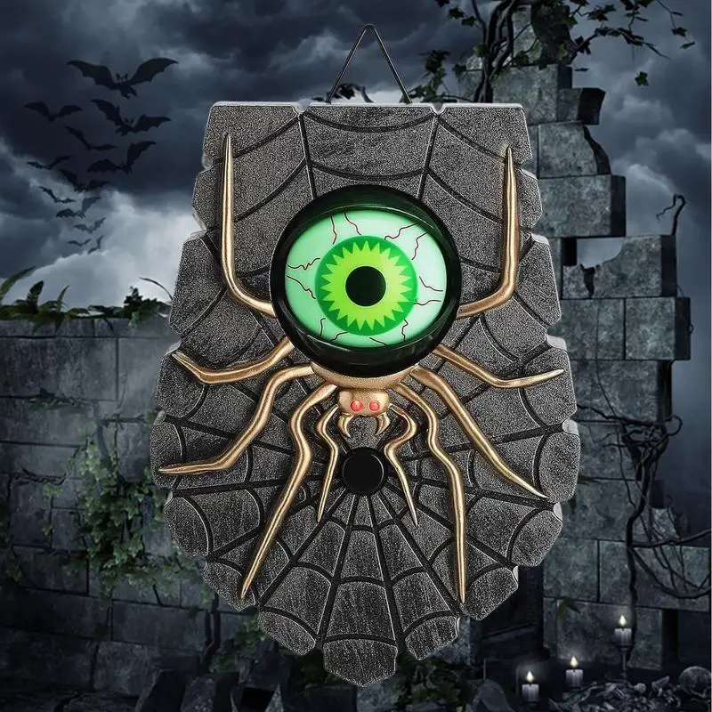 Halloween Door Bells Spooky Eyeball Doorbell Eyeball Door Bell With Sounds Animated Spooky Glowing Doorbell Halloween Door