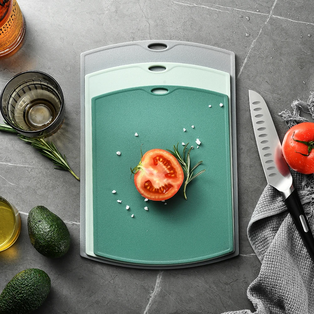 

3 Pcs Kitchen Sorting Board Fruit Cutting Chopping Boards for Rv Plastic Colorful