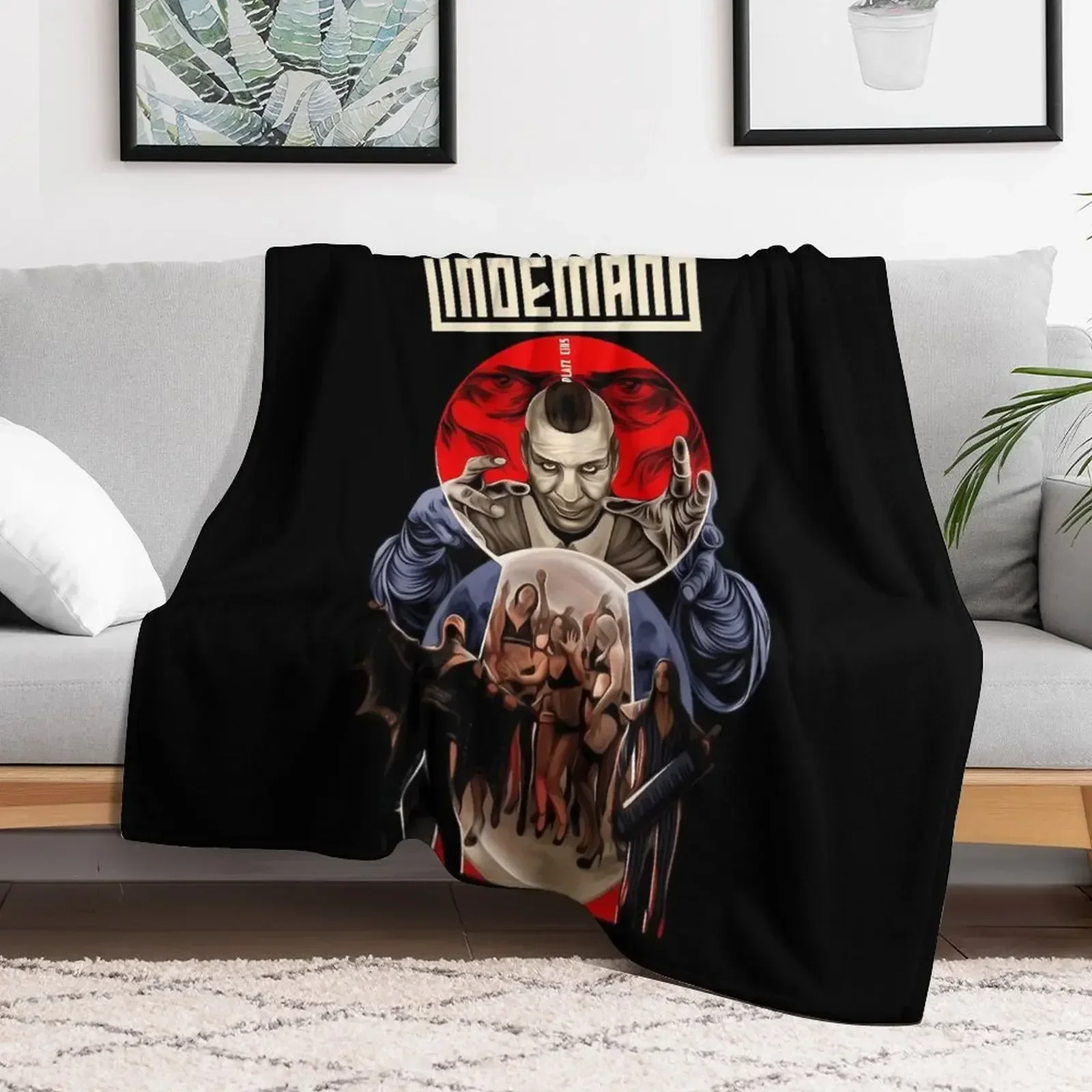 LINDEMANN - BAND Throw Blanket Bed Fashionable Luxury Brand Blankets