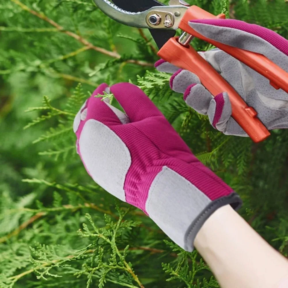 

Garden Tools Thorn Proof Gardening Gloves Comfortable Flexible Rose Pruning Gloves Breathable Soft Gauntlets Rose Pruning