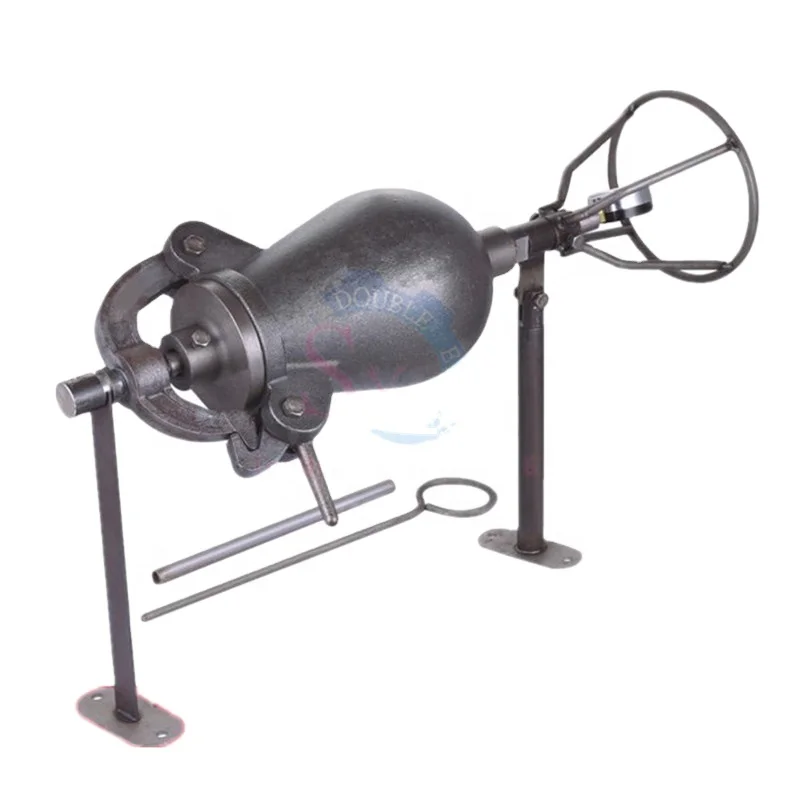 1.5kg/Time Vintage Hand Popcorn Maker Corn Maize Popping Machine Rice Puffed Machine Coal Popcorn Popper