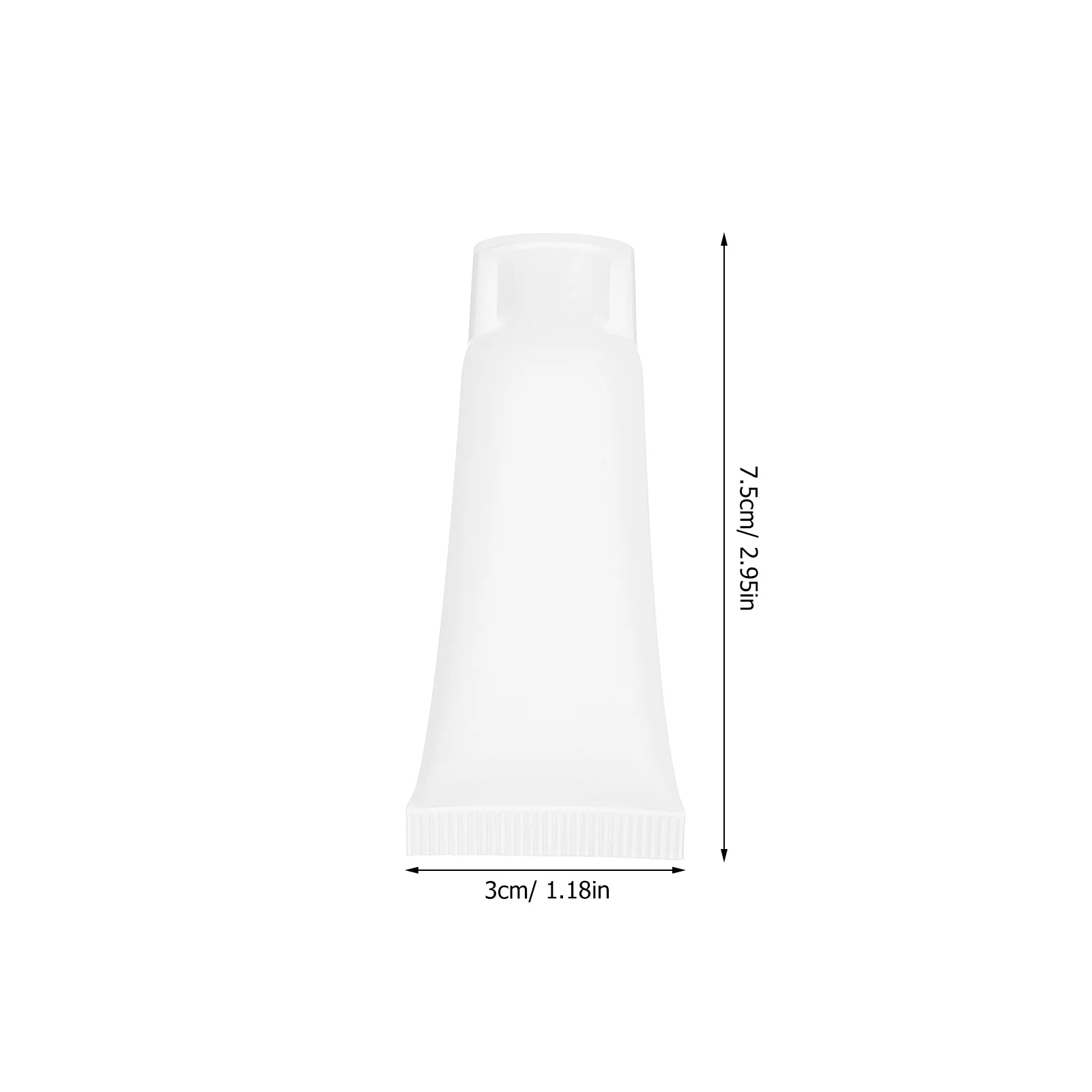 50 Stuks Reisformaat Hervulbare Buizen Lege Knijpbuizen Lotion Flessen Reizen Crème Containers Lotion Knijpfles