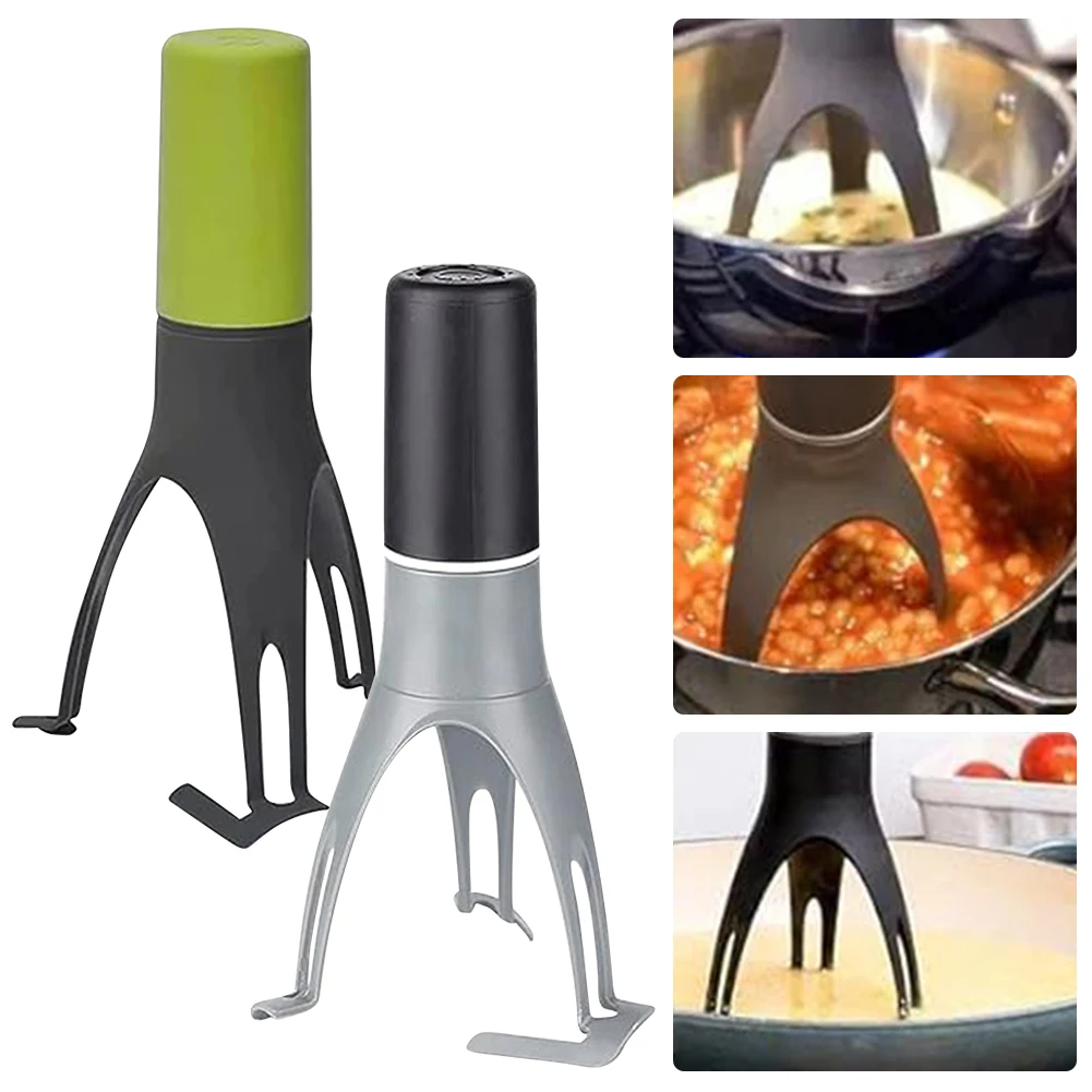 Triangle Pan Stirrer Egg Whisk Multifunction Sauces Soup Cream Blender Dishwasher Safe Battery Operated for Home Kitchen