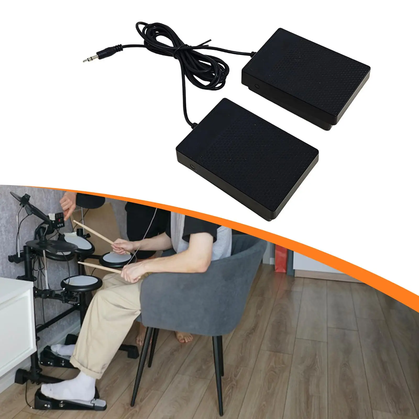 دواسة الحفاظ على دواسة القدم المريحة للوحات المفاتيح البيانوية الكهربائية #4