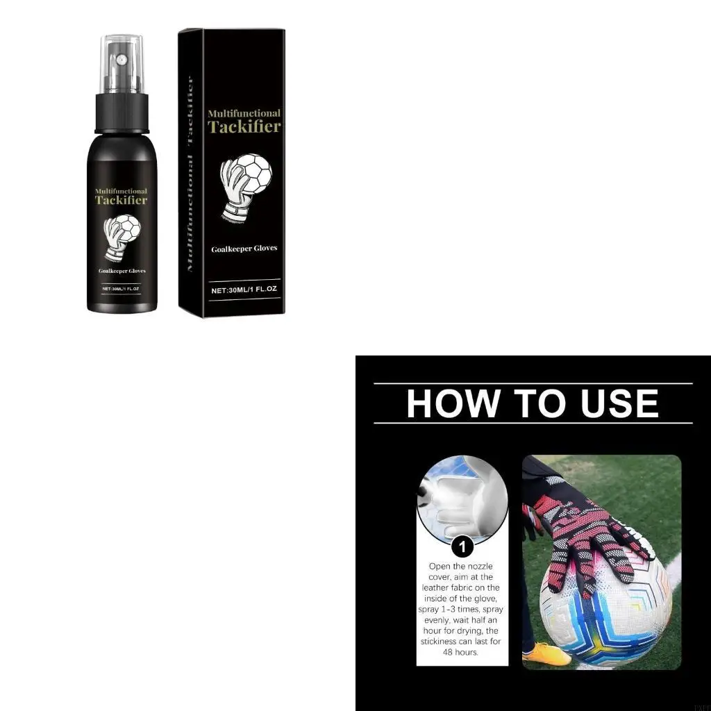 

PXPF Футбольные вратарь -вратарь перчатки антислипные спреи усиливают липкие бейсбольные клейки перчатки