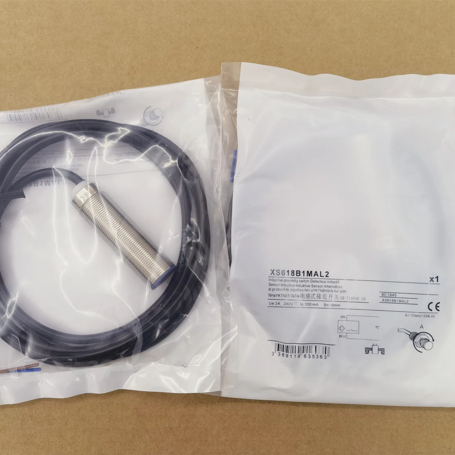 

Original new 100% XS618B1MAL2 XS618B1MBL2 XS618B1MAL2C proximity switch
