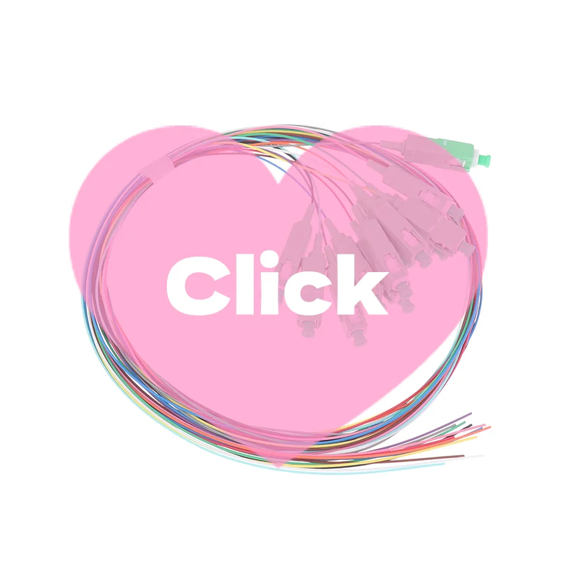 SC UPC/APC 12 Bundles Fiber Jumper Connector Sc Square Head Pigtail Fiber Jumper, PC Monitor Lead Cable Cord, High Speed Data