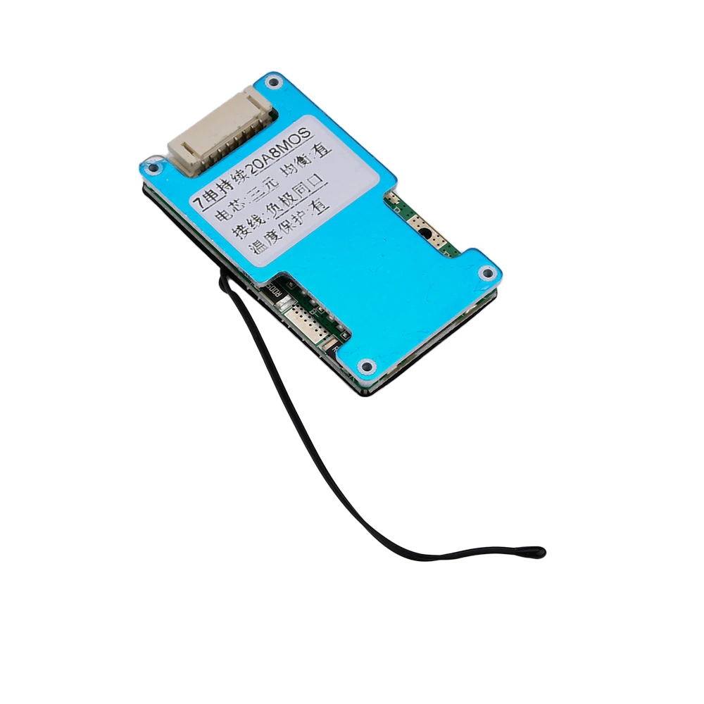 BMS papan pelindung baterai Lithium, 7S 6S 15A/20A/25A dengan perlindungan keseimbangan dan suhu, perlindungan baterai Lithium 22.2V