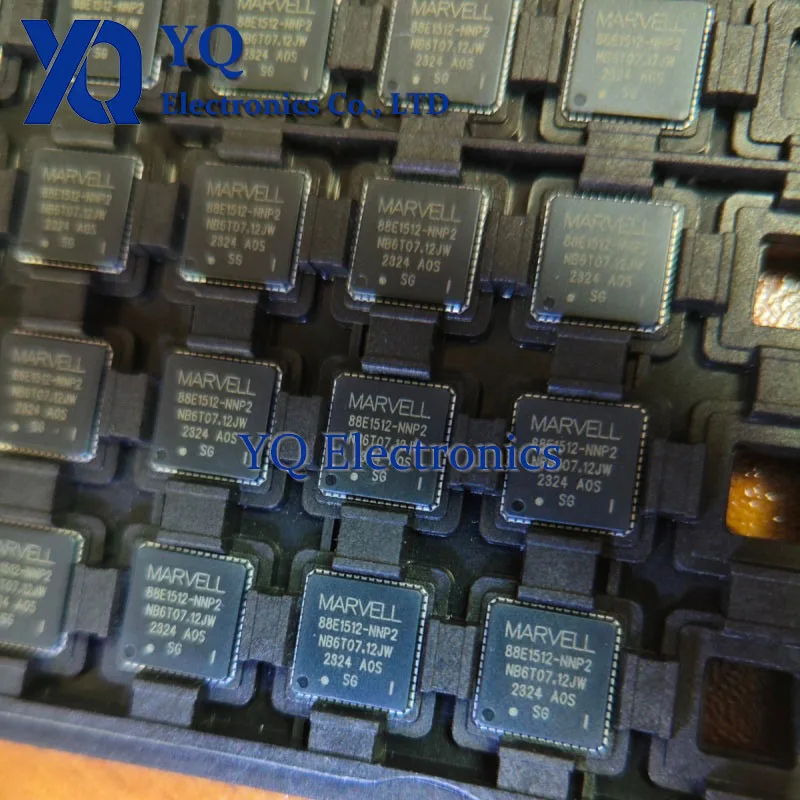

2PCS/lot New OriginaI 88E1512-A0-NNP2I000 88E1512-NNP2 QFN-56 Ethernet transceiver electronic chip