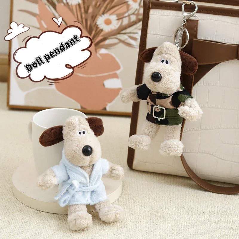 Pilot Dog Doll Bag Accessories Keychain Cartoon Puppy Pendant