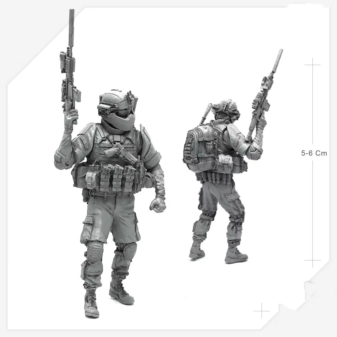 

1/35 scale Resin toys Model Assemble Kit modern American single soldier Unassembled and Unpainted Statue of figures