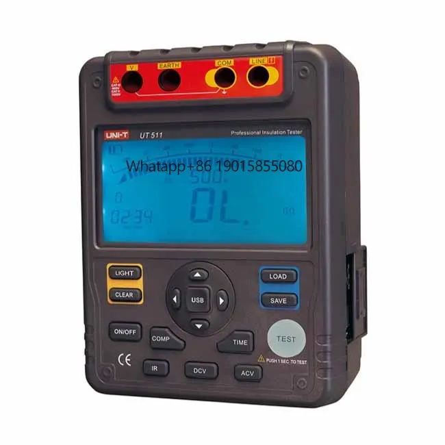 

UT511/UT512/UT513 Insulation Resistance Tester, Digital Megohmmeter, 5KV Digital Megohmmeter