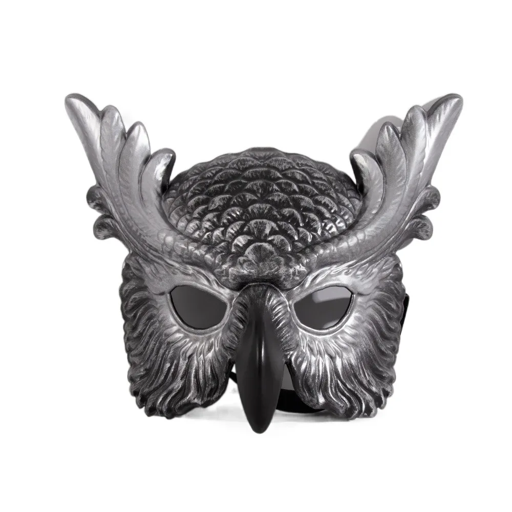 

Realistic Design Owl Mask PP Material Scary Style Animal Head Mask Bird Mask Prom Mask Full Face Mask Scary Event