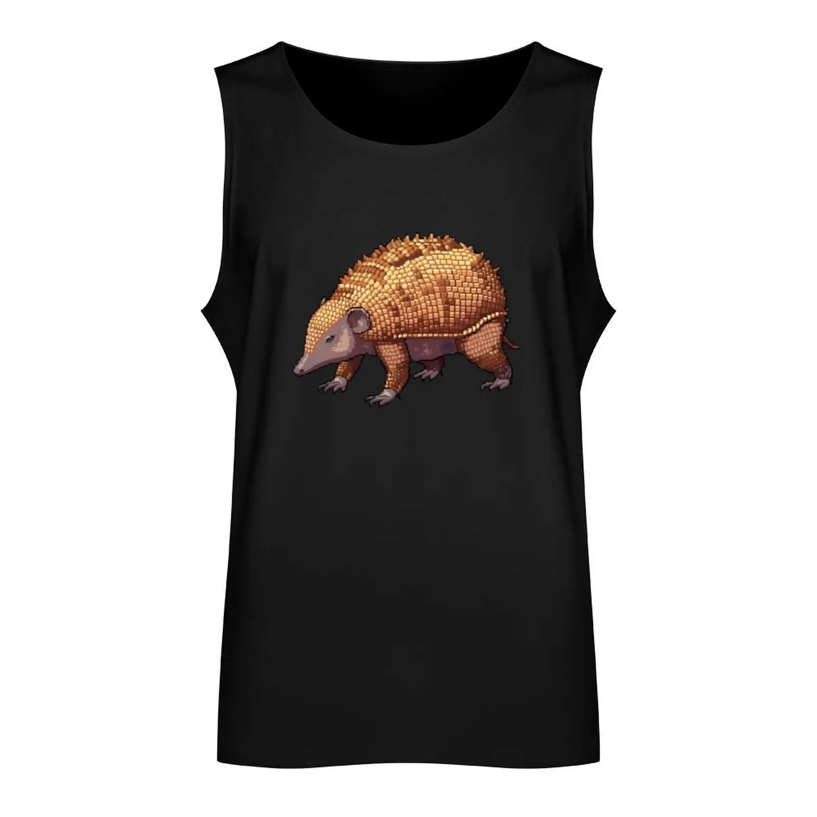 Pixel Armadillo Tank Top T-shirt for fitness Men's t shirt new in tops & t-shirt