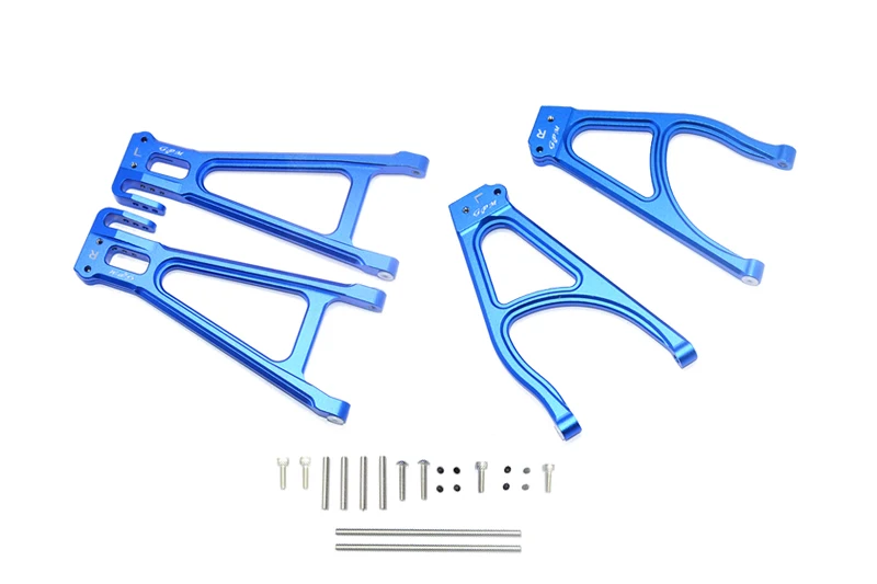 GPM Aluminum Rear Suspension Arm Set (Upper+Lower) For Traxxas 1/10 E-Revo Vxl