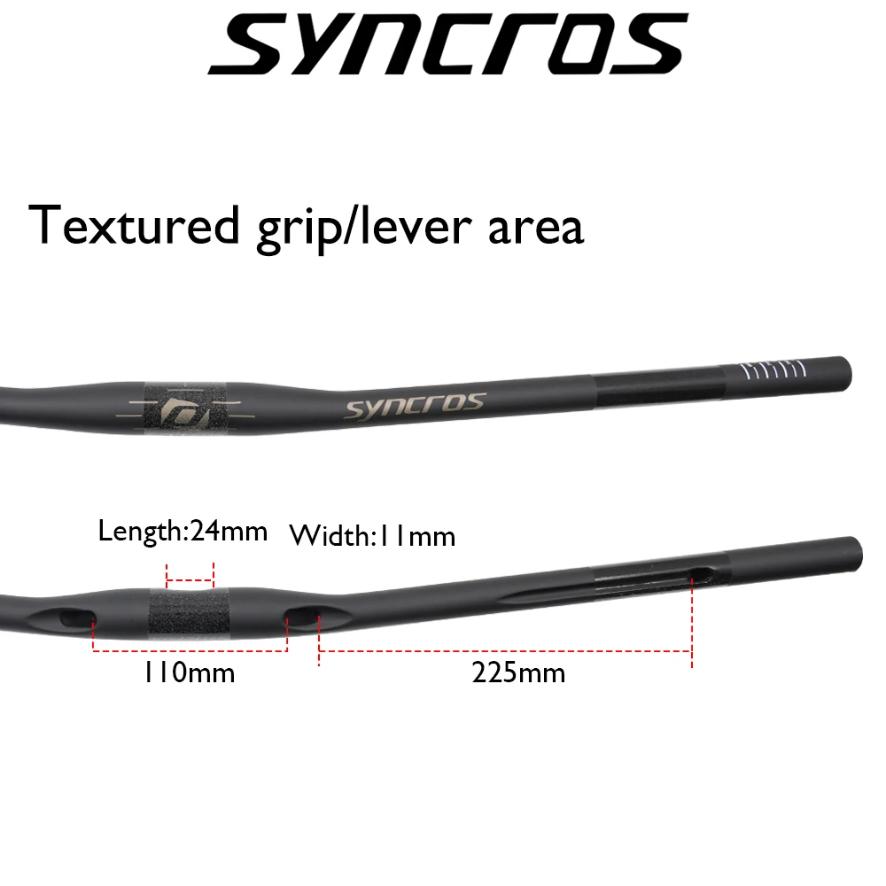 

SYNCROS MTB Carbon Handlebar Bicycle Handlebar 31.8*740/760/780mm Matte Black Handlebars For Mountain Bike Accessories