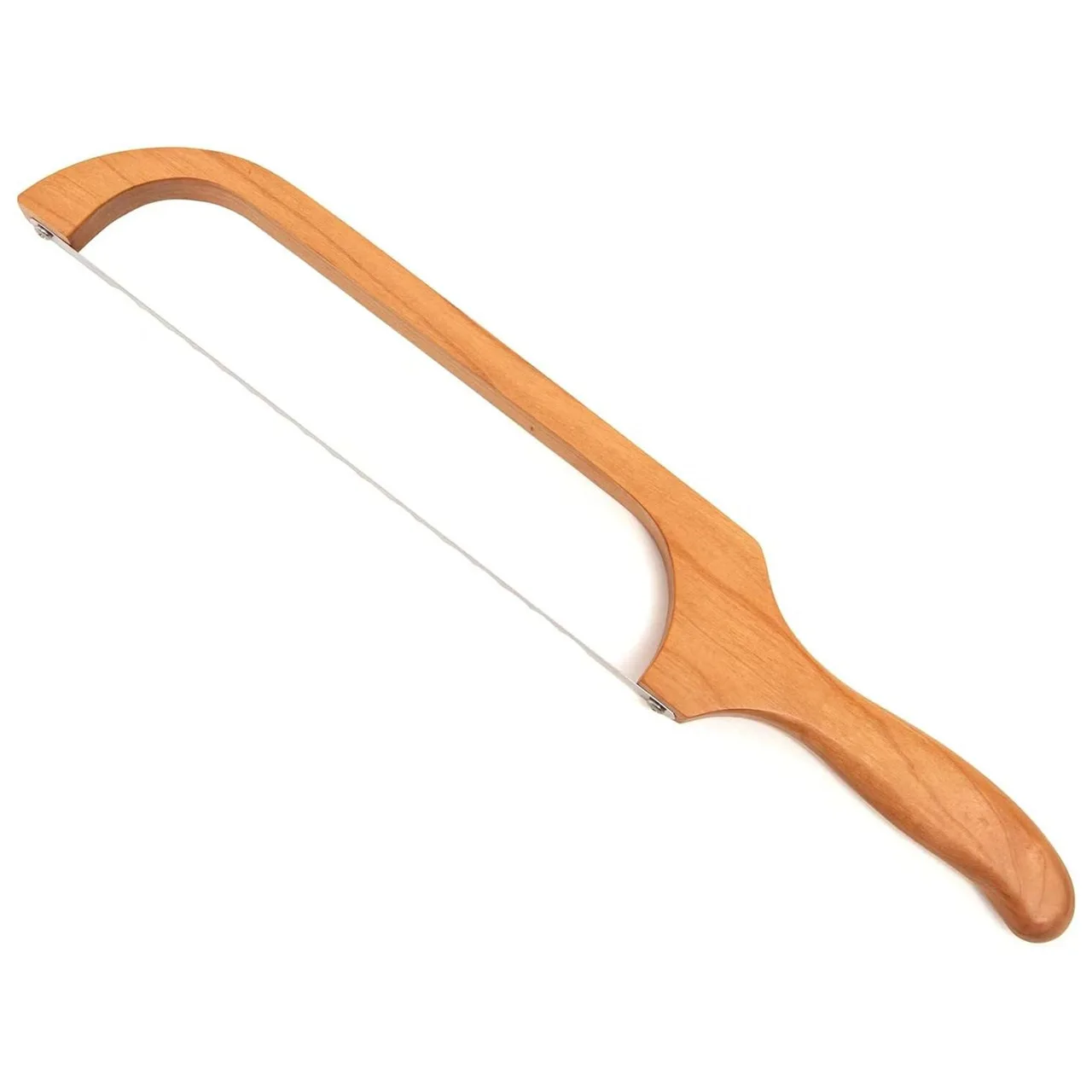 

Wooden Bread Knife - Ergonomic Bow Saw for Baking, Professional Kitchen Tool with Serrated Blade for Cake & Baguette