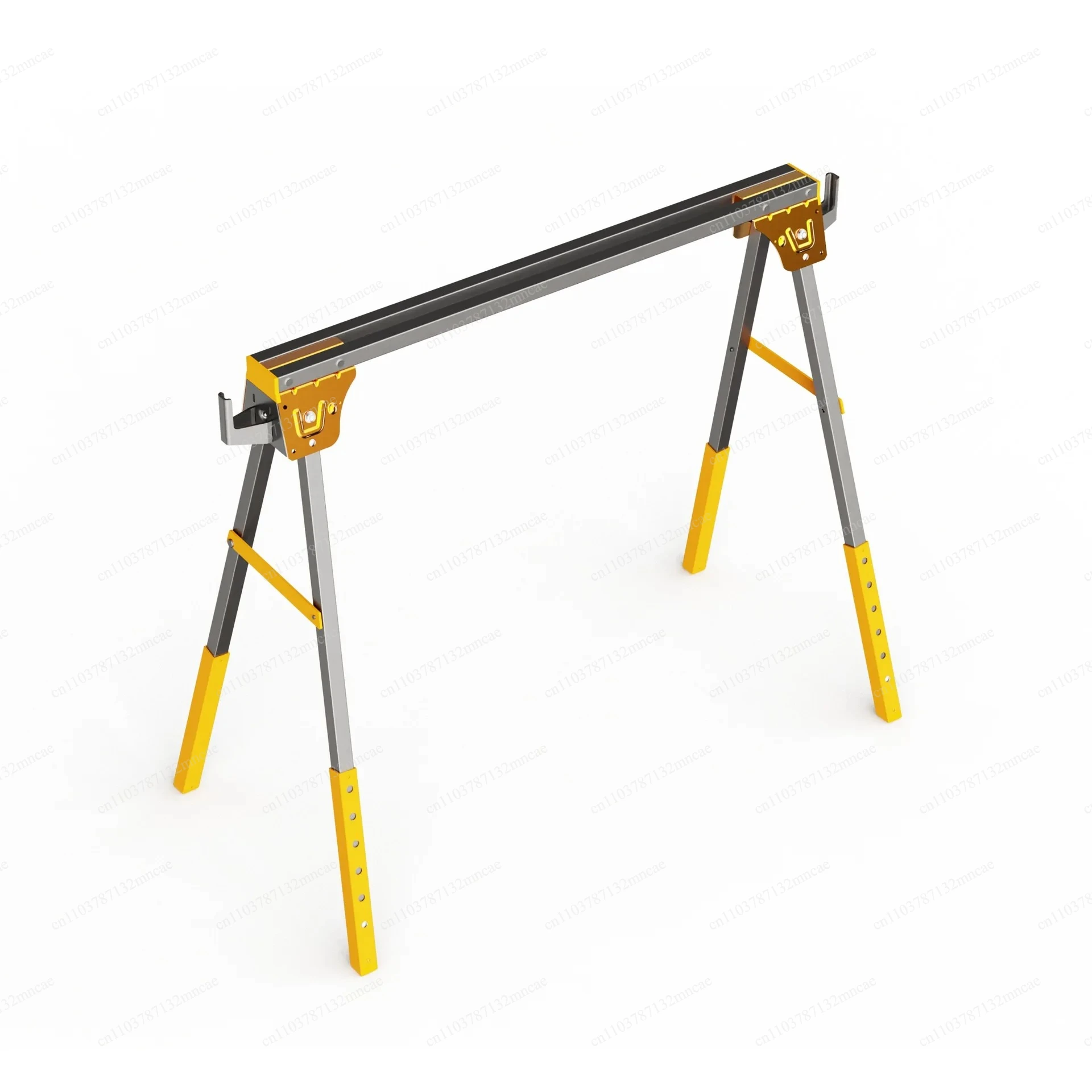 

heavy-duty iron portable workbench NH-SH001-3, folding work platform Metal sawhorse/saw stand