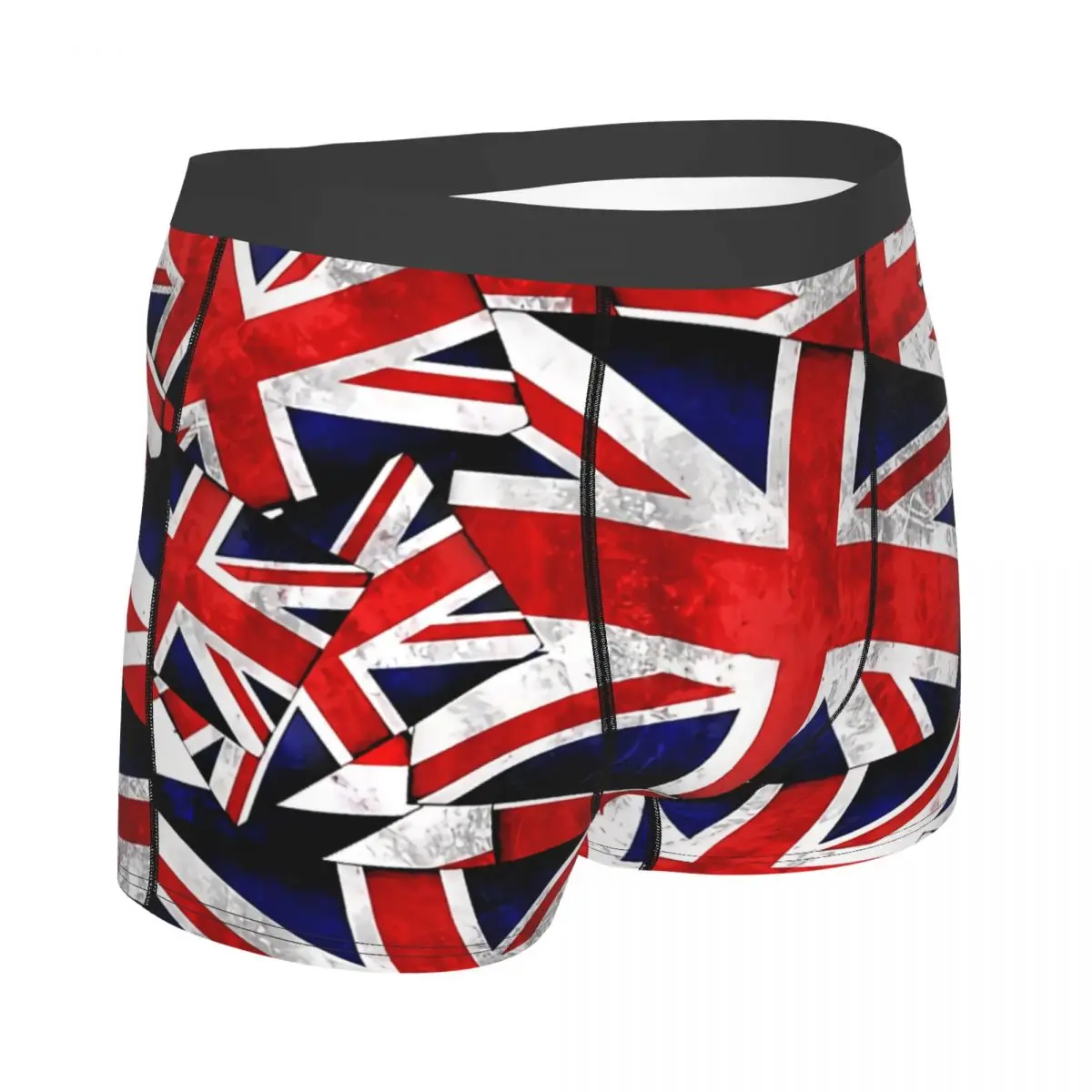 Union Jack British England UK Flag Man\'s Boxer Briefs Highly Breathable Underpants High Quality Print Shorts Gift Idea