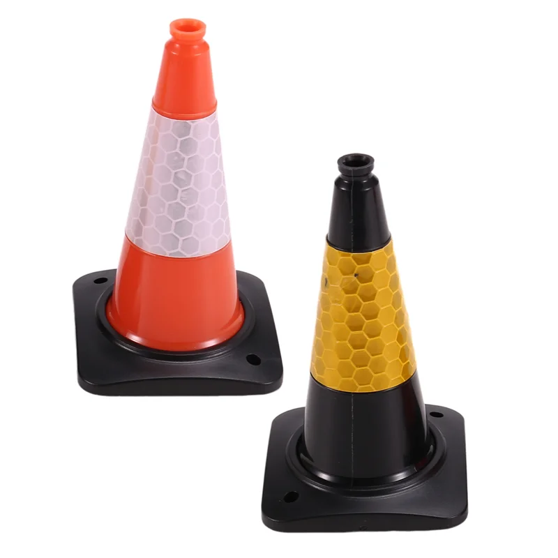 

A45F-2PCS Simulation Road Cone Reflective Cone Model For 1/10 RC Crawler Car TRX4 1/14 RC Truck Tipper