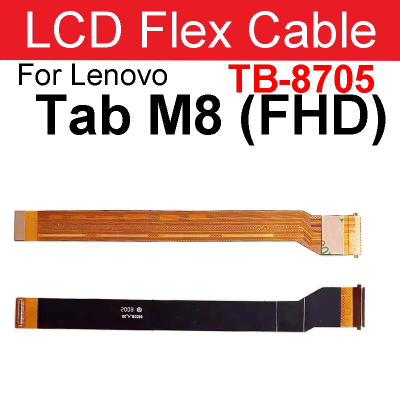 LCD Mianboard Flex Cable For Lenovo Tab M8 M8 HD M8 FHD PRC ROW TB-8505X TB-8705 TB-8506 USB Charger Charging Jack Dock Board