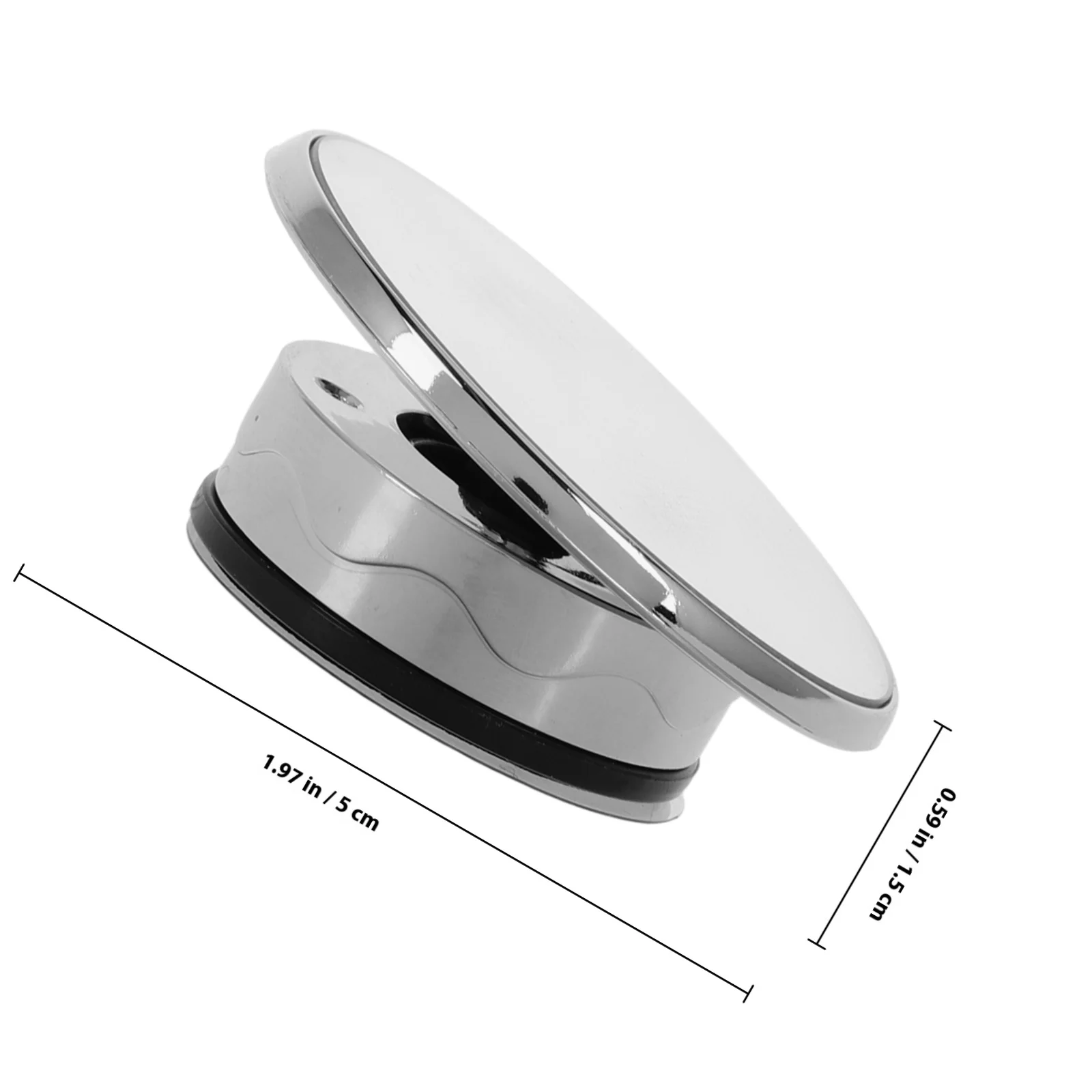 2 قطعة مرآة النقطة العمياء المدمجة مرآة الرؤية الخلفية للسيارة المستديرة مع عدسة شفط جبل للسيارات الحافلات الدراجات النارية سهلة التركيب لا #2